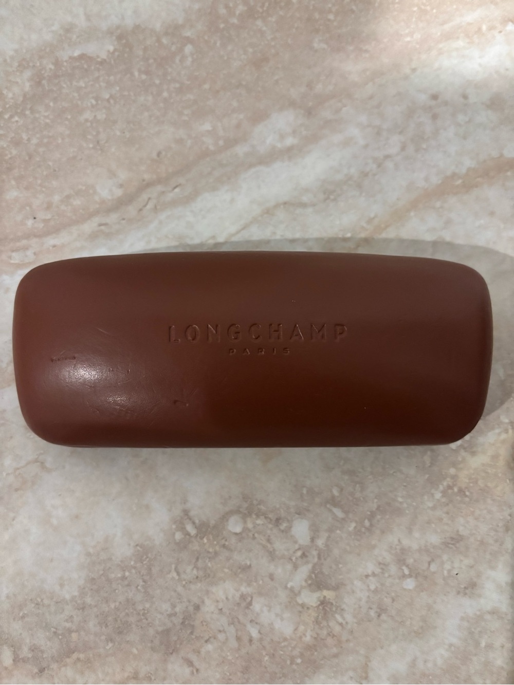 Longchamp Brown Eyeglass/Sunglasses Case